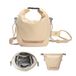 K&F CONCEPT fototas, modieuze schoudertas, lichte en draagbare fototas, ideaal voor kleine tassen met hybride camera's, beige