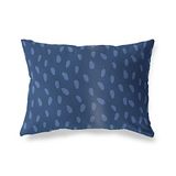BonaMaison Blauw Decoratieve Kussensloop, Kussenhoezen Bank, Decoratieve Kussenhoesjes, Kussensloop; Sofa, Slaapkamer, Kantoor, Auto 45x60 Cm - Ontworpen en vervaardigd in Turkije