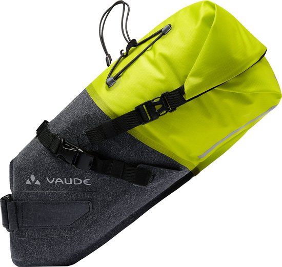VAUDE Trailsaddle Compact Zadeltas - bright green/black - 7L - Unisex