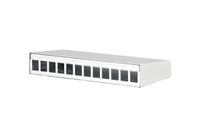 METZ CONNECT 130861-1202KE Patch Panel Accessoires, 12 Poorten, Wandmontage, Wit