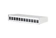 METZ CONNECT 130861-1202KE Patch Panel Accessoires, 12 Poorten, Wandmontage, Wit