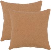 vidaXL Kussensloop 2 stuks HEERLEN Beige 40 x 40 cm Bouclé