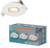Osram Spot Set LED inbouwspot DIM IP65 4.9W Wit, set van 3 buiten dimbaar, warm wit 2700K