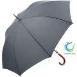 Fare Collection Parapluie de golf à ouverture automatique avec manche en bois