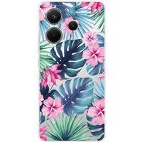 Xiaomi Siliconen hoesje - Compatibel met Xiaomi Redmi Note 14 4G - ontwerp tropical aquarelle