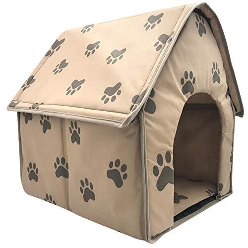 Rainandsnow huisdier hondenbed opvouwbare hondenmand kleine footprint huisdierbed tent katten zwinger indoor Portable Travel Huisdierhuis Zwinger Puppy Mat, Multicolor, 47x49x49cm