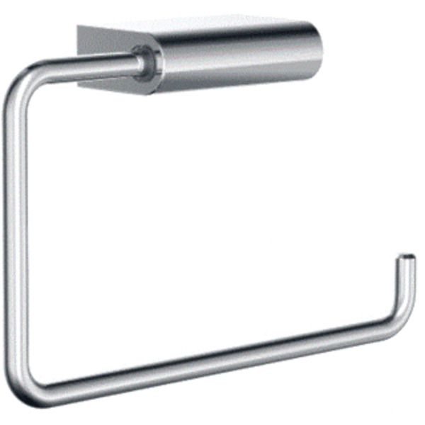 Emco Flow toiletrolhouder met klep en reserverolhouder chroom 270500100