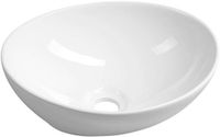 Aqualine Keramische Wastafel - 42x34cm - Wit