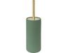 5Five Toiletborstel Savona in houder - kunststeen - ficus groen - 10 x 35 cm
