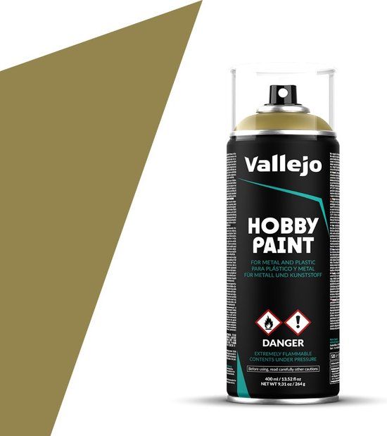 Vallejo Panzer Yellow Primer Spray Paint - 400ml