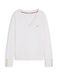 TOMMY HILFIGER Trui 'Gold-tone Button Cuff' ivoor