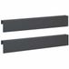 vidaXL Bordure de jardin - 2 pièces - 100 x 6 x 15 cm - Acier - Anthracite