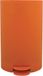 MSV Osaki Badkamerprullenbak – Kleine Prullenbak Badkamer met Pedaal – 3 Liter – Polypropyleen – Oranje – Rond