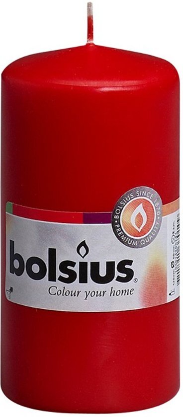 Bolsius Stompkaars 120/60 Rood per 10 stuks