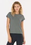 Athlecia Almi V2 W S/S Tee Training T-shirt Korte Mouw Dames Grijs