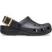 Crocs Classic Metallic Buckle Klomp, Zwart, Kinderen, EU 37-38