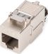 DIGITUS Module Keystone Cat-8.1 Blindé - RJ45-2000 MHz - 25/40GBase-T - Catégorie 8 Classe I - Montage sans outil