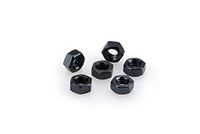Puig 0764N blister 6 moeren M5, zwart