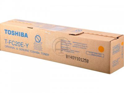 Toshiba T-FC20EY - Gele Toner - 16800 Pagina's - E-STUDIO 2020 C Compatibel
