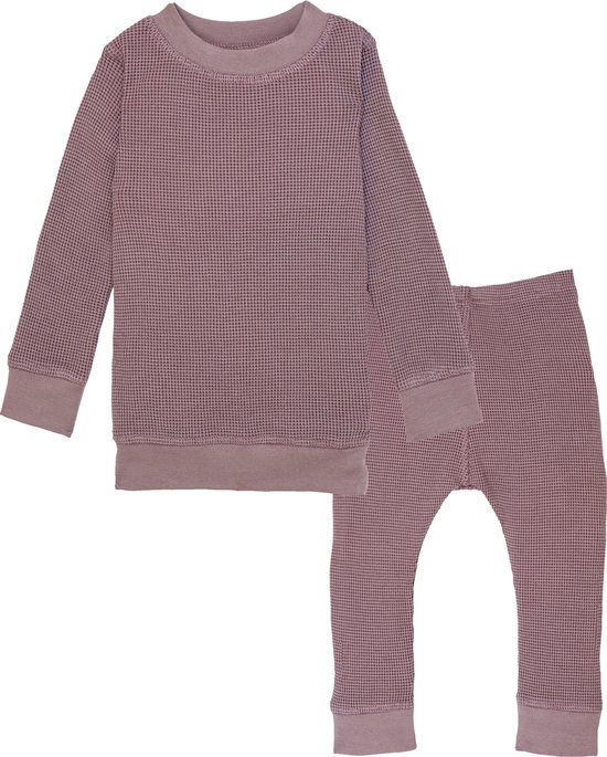 Lodger Babypyjama Maat 68 Paars Katoen