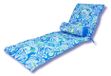 Coussin pour chaise longue et rouleau de nuque 195x60x5cm motif arabesque