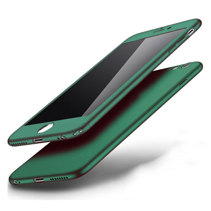 Stuff Certified iPhone 12 Mini 360° Full Cover - Full Body Case Hoesje + Screenprotector Groen