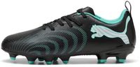 PUMA FUTURE 9 PLAY FG/AG Jr Unisex Sportschoenen - PUMA Black-Intense Mint-PUMA White
