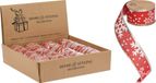 Nampook Ribbon 38 mm Rouge W Blanc Impression