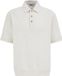 WE Fashion Heren boxy fit polo met structuur
