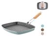 Home 418200 Antiaanbak-grillpan Marte, meerkleurig, 34 x 26 cm