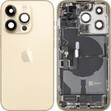 Apple Coque Batterie iPhone 14 Pro, Avec Châssis Central, Pièces Complètes, Or, Échange Premium