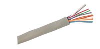 100 m rol gevlochten kabel met hoes 8 x 0,22, halogeenvrij, ideaal voor veilige en efficiënte elektrische installaties.