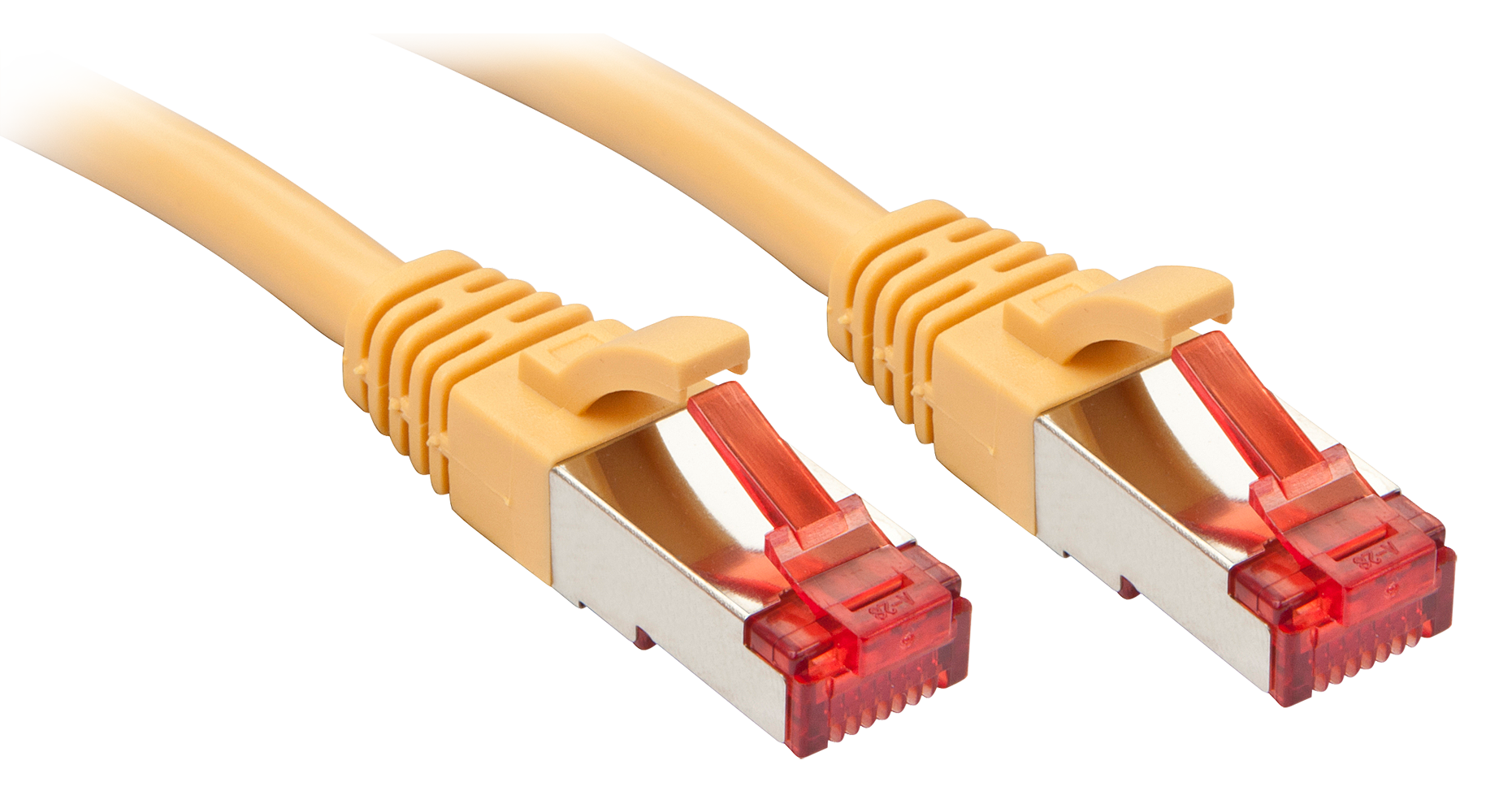 LINDY RJ-45 Cat.6 S/FTP Netwerkkabel - 0.5m - Geel
