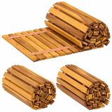 vidaXL Tuinpad 3 st Naturel 200 x 40 cm Massief Acaciahout