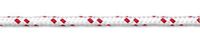 Chapuis DPY6 polyester touw, voorgestrekt, 500 kg, diameter 6 mm, 100 stuks, blauw, wit/rood