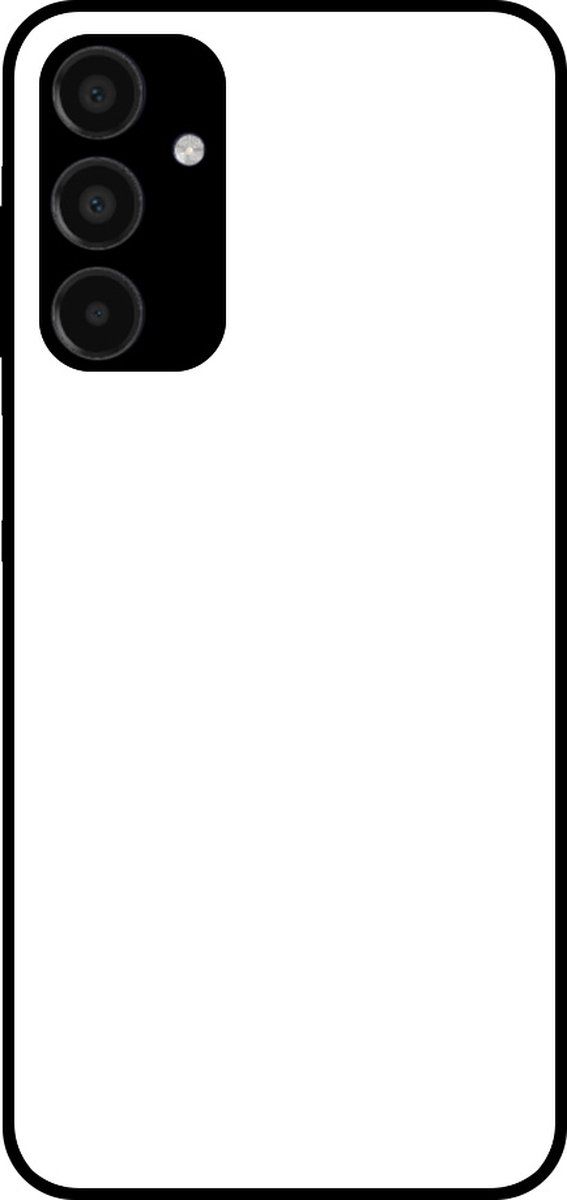 Smartphonica Samsung Galaxy A55 Sublimatie Hoesje Hardcase - Zwart - Smartphonica