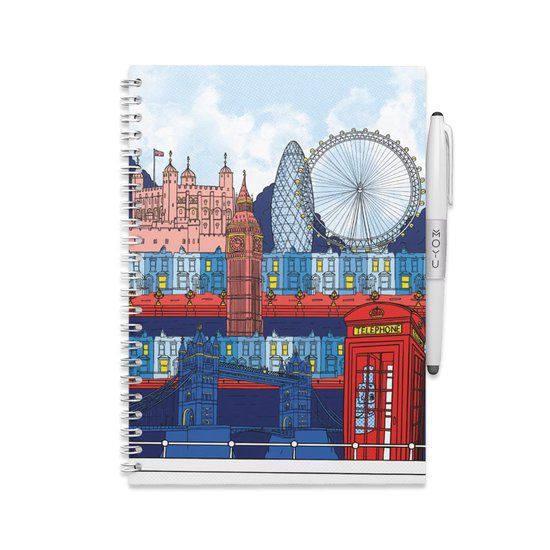 MOYU Uitwisbaar Notitieboek A5 - London Editie - Softcover