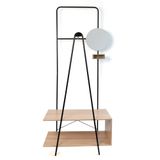 Vinthera MOA kapstok met opslag en spiegel, 76 x 40 x 180 cm