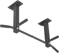 Gorilla Sports Optrekstang - Pull Up Bar - Dakmontage - Zwart - Plafond