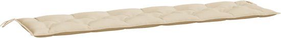 vidaXL Tuinbankkussen 200x50x7 cm Oxford stof Beige