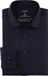 OLYMP Luxor 24/Seven modern fit chemise - bleu marine tricot - Repassage facile - Tour de cou : 37