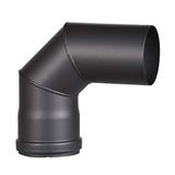 FIREFIX R20 R80/B90 rookpijp, zwart