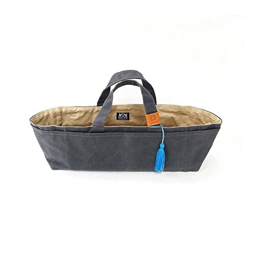 Cohana - Grijs Blauw Canvas Opbergtas - 1 Stuk