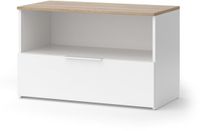 Vicco Wido Sideboard – 80 x 50 cm met 1 gesloten compartiment Wit/Sonoma