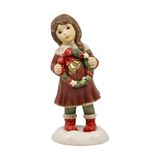 Goebel Figuur Een krans voor de advent, winterwoud, Kerstmis