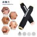 Stylo à bulles de CO2 et d'oxygène pour le visage - Appareil portable de soins de la peau - Convient aux gels sérum - Lumière normale - Plastique - Sans piles - Noir