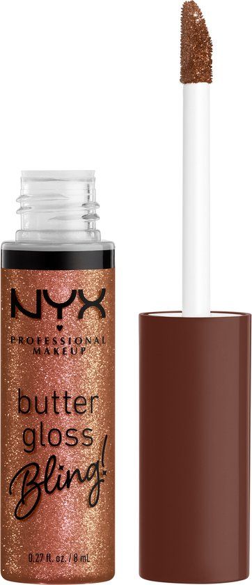 Nyx Professional Makeup Butter Gloss Bling Hustla Lipgloss - Bruin - 8ML