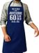 Bellatio Decorations Cadeau schort voor heren - awesome 60 year - kobalt