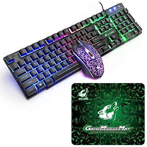 CROSS ZEBRA Gaming Toetsenbord en Muis Set - Zwart