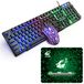 CROSS ZEBRA Gaming Toetsenbord en Muis Set - Zwart